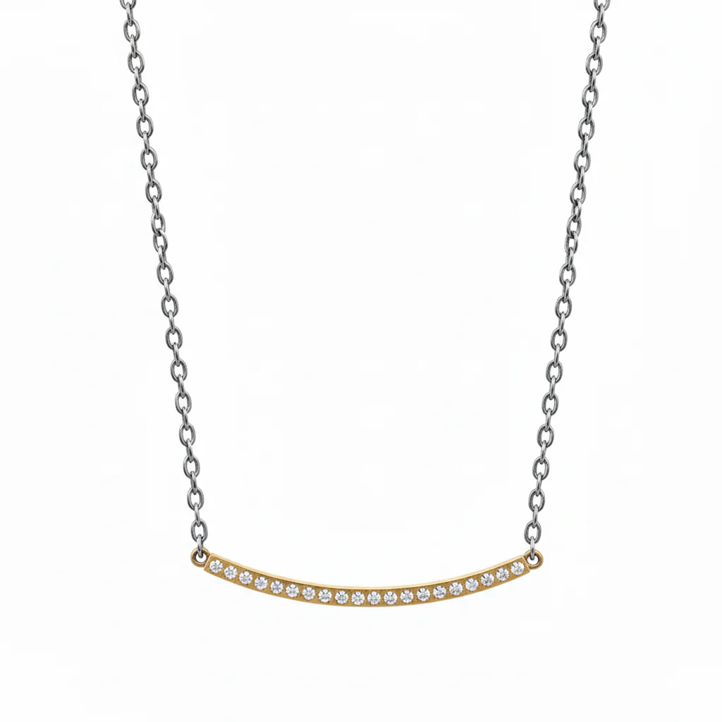 Adam Bar Necklace - Gold