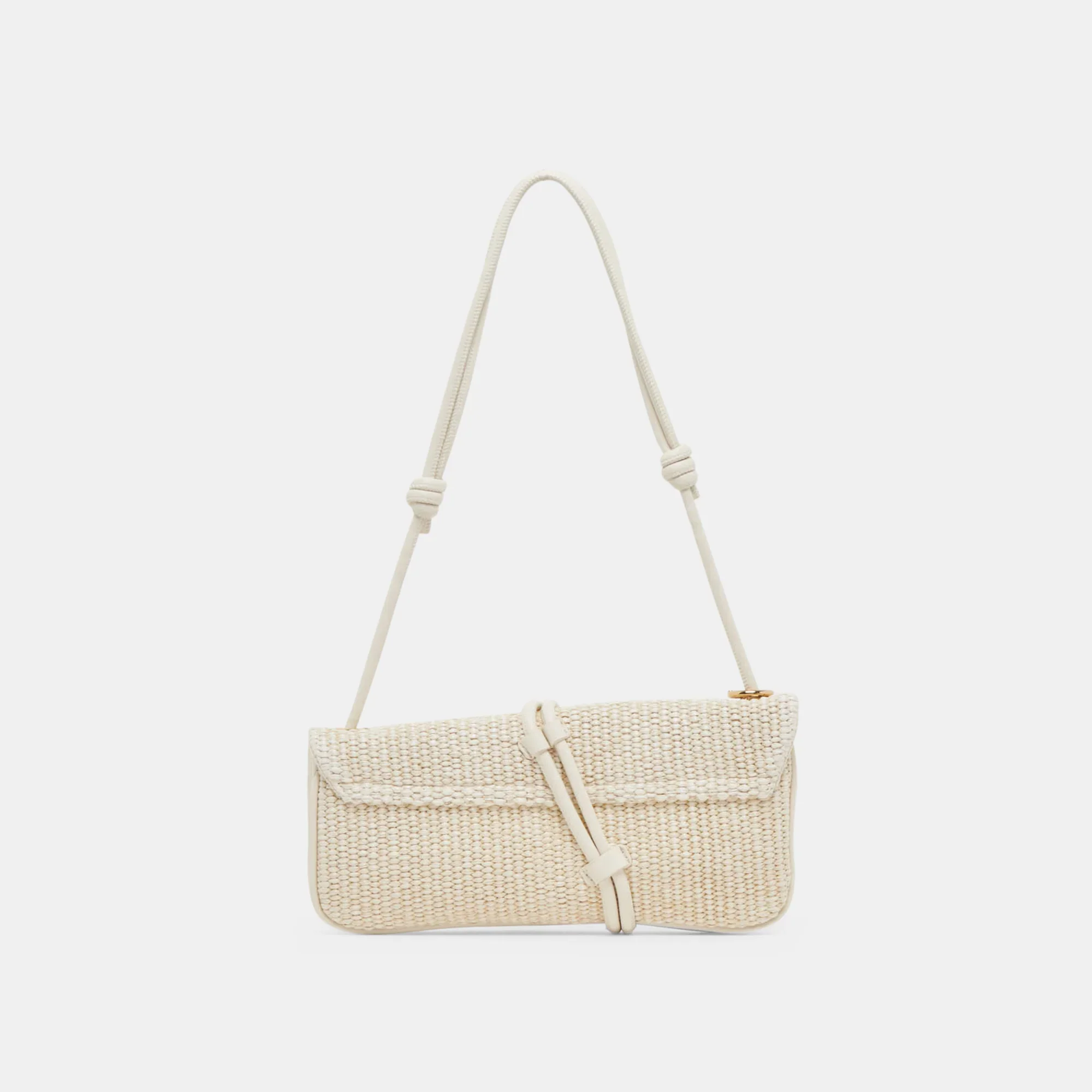 Alice Raffia Baguette - Natural - Image 3