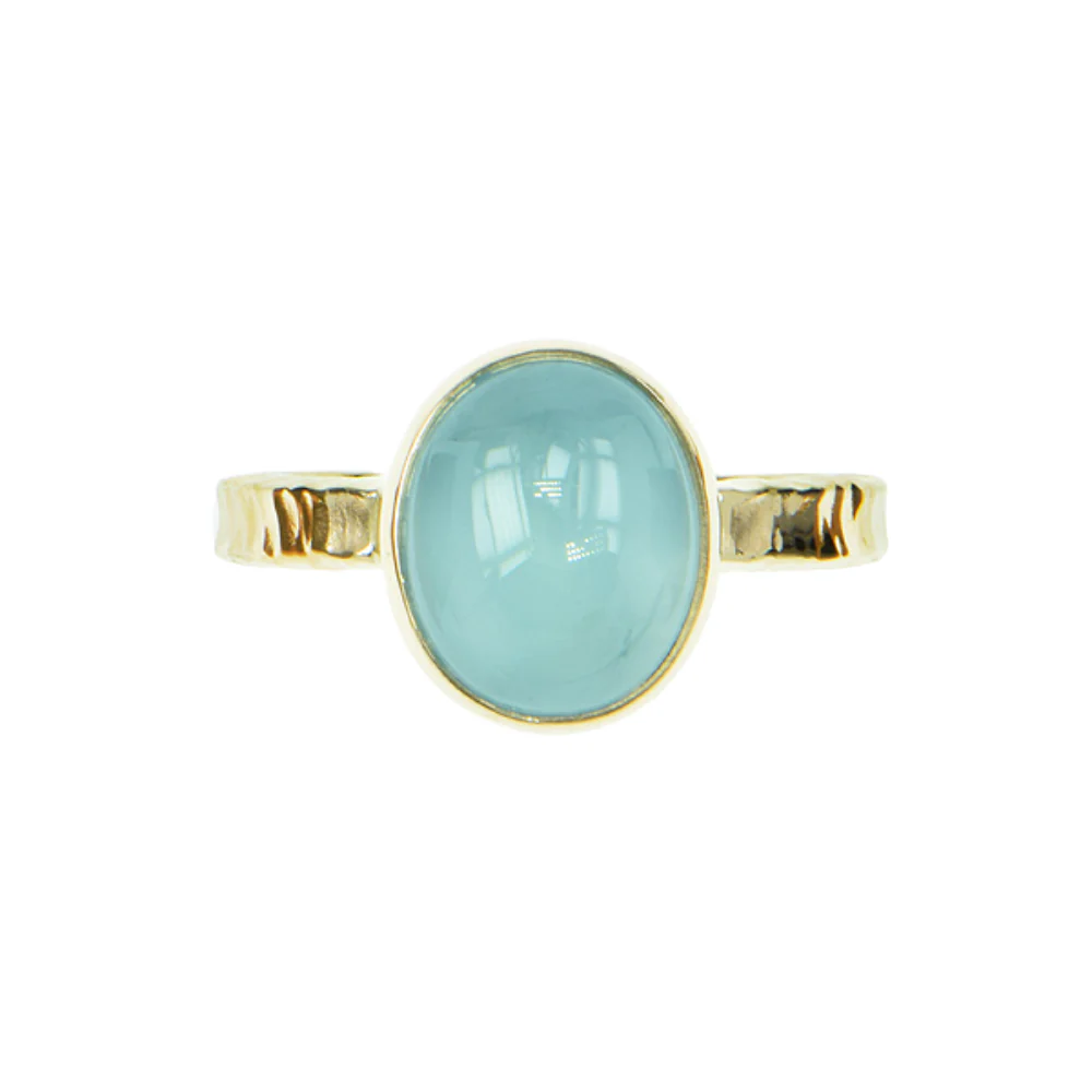 Aquamarine Cabochon Ring - Image 2