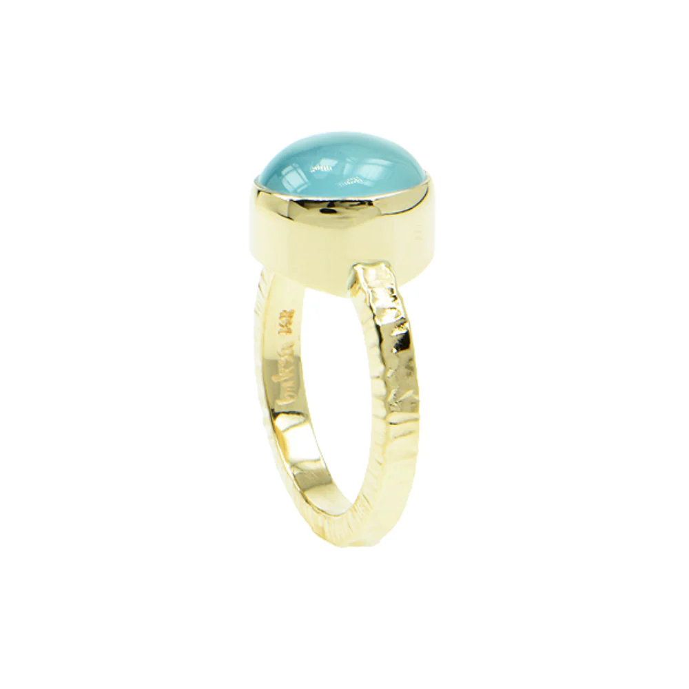 Aquamarine Cabochon Ring - Image 3