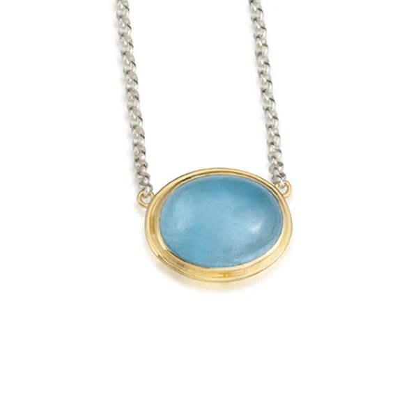 Aquamarine "Juicy" Gem Necklace