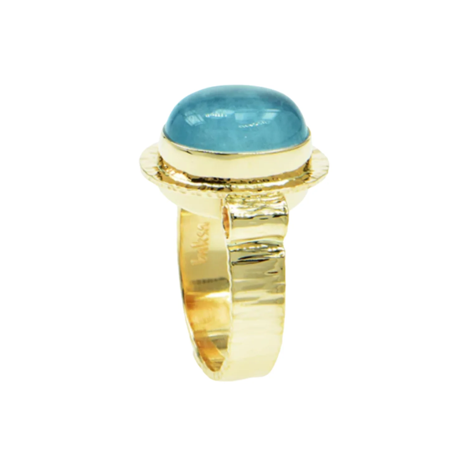 Aquamarine Cabochon Ring - Image 3