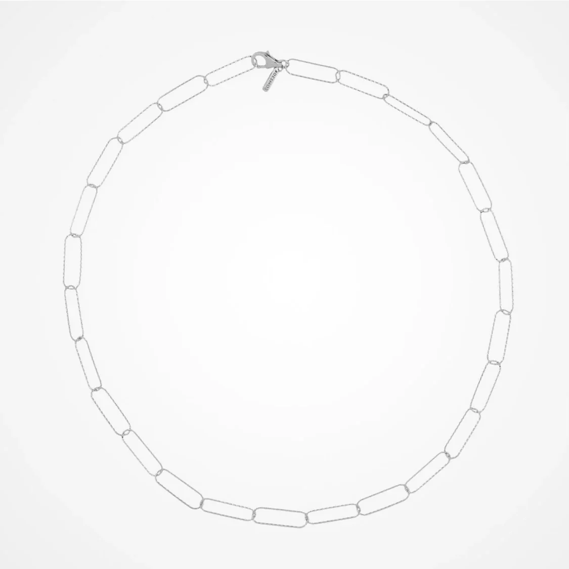 Arabesque Clip Necklace - Silver - Image 2