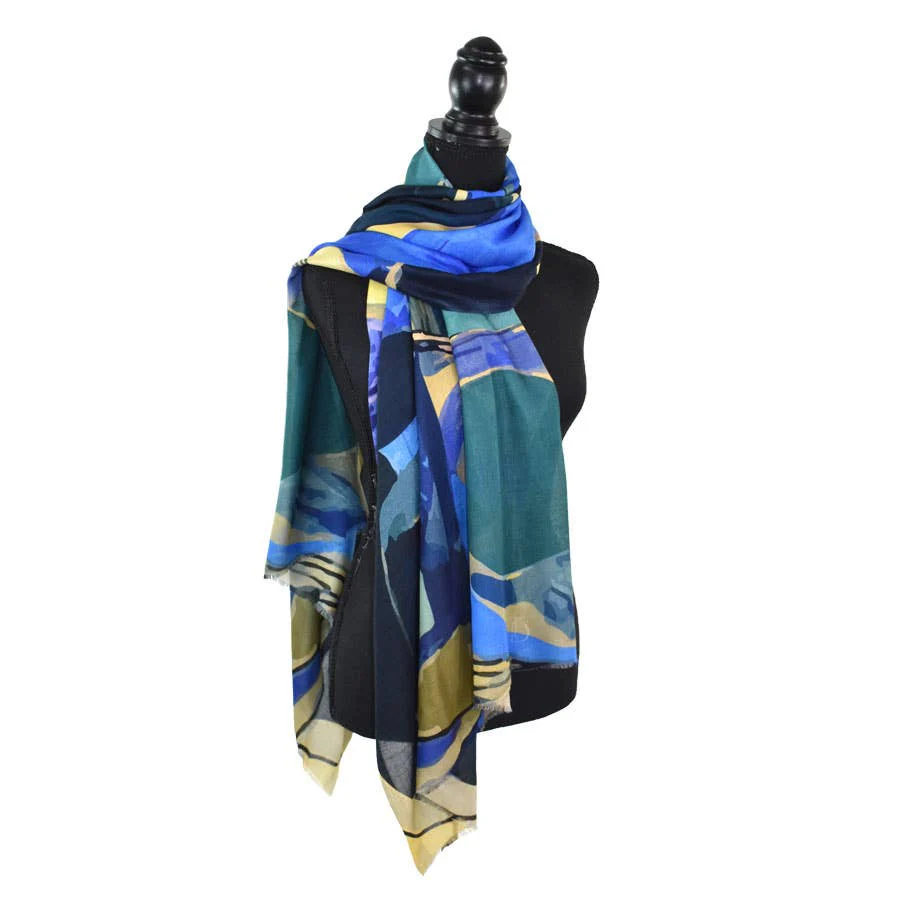 Armstrong Modern Abstract Scarf - Image 7