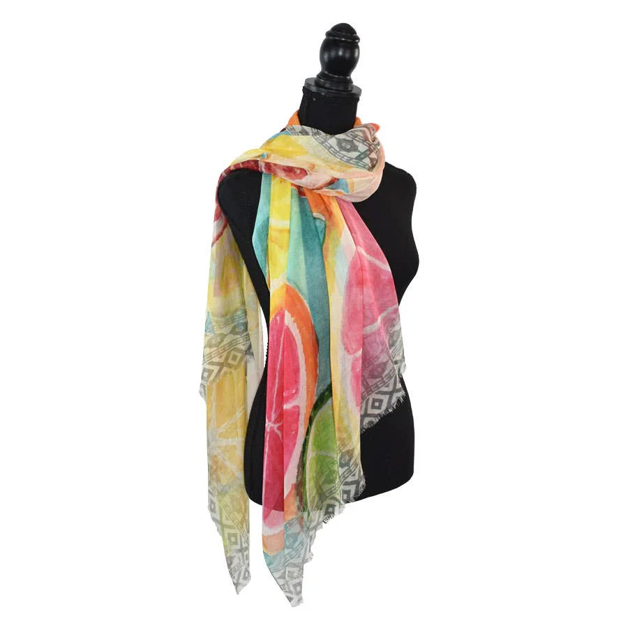 Atticus Summer Citrus Scarf - Image 3