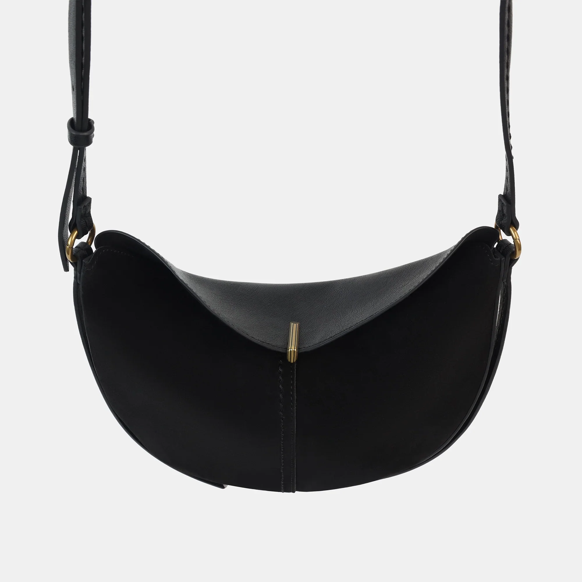 Bennett Black Suede Crossbody Bag - Image 3