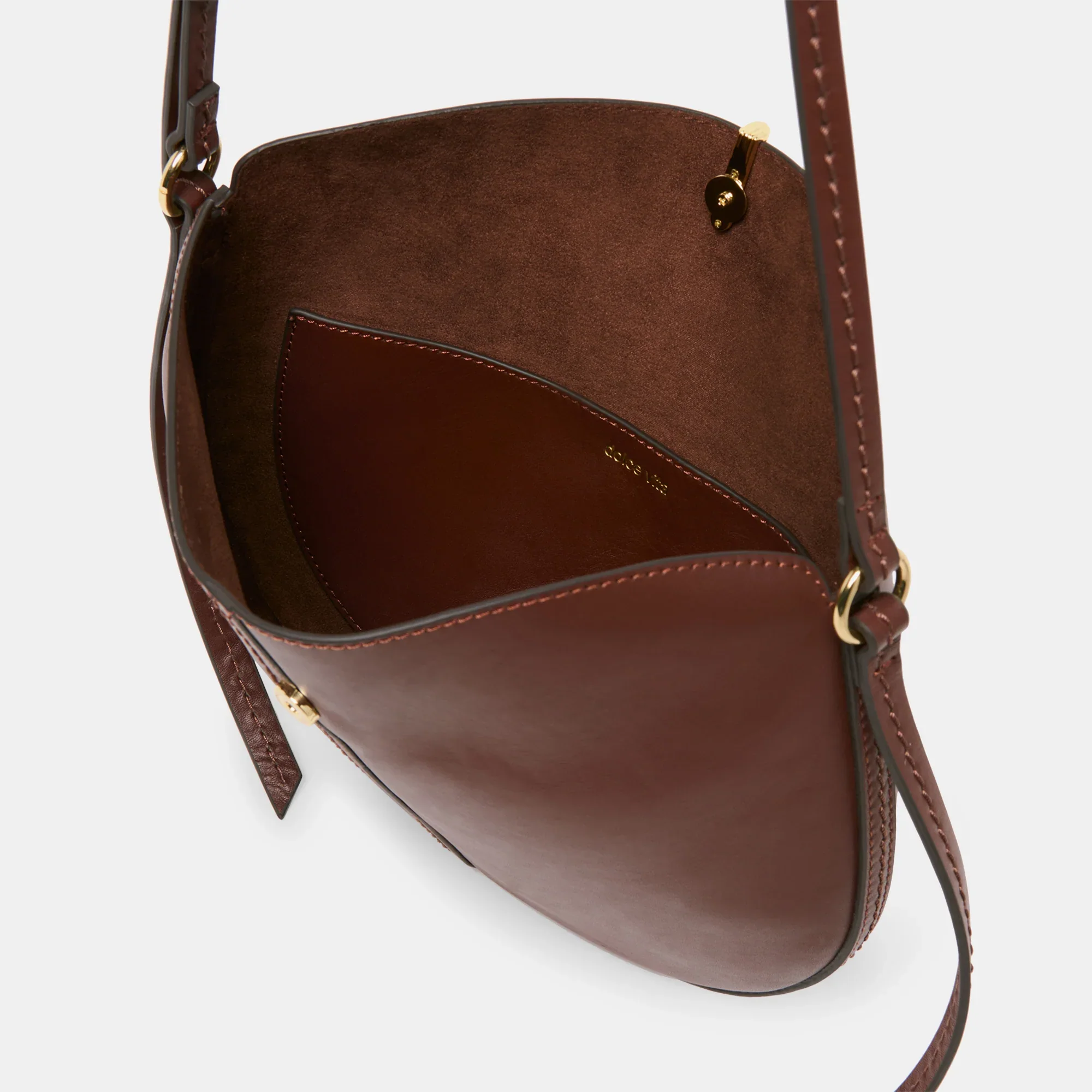 Billy Crossbody Brown Leather Bag - Image 4