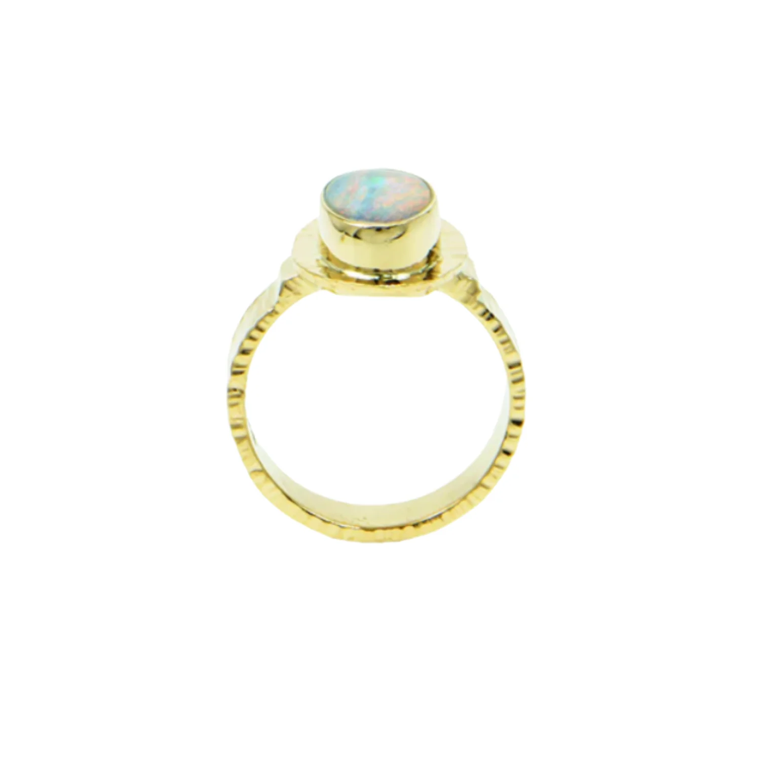 Black Opal Doublet Ring - Image 3