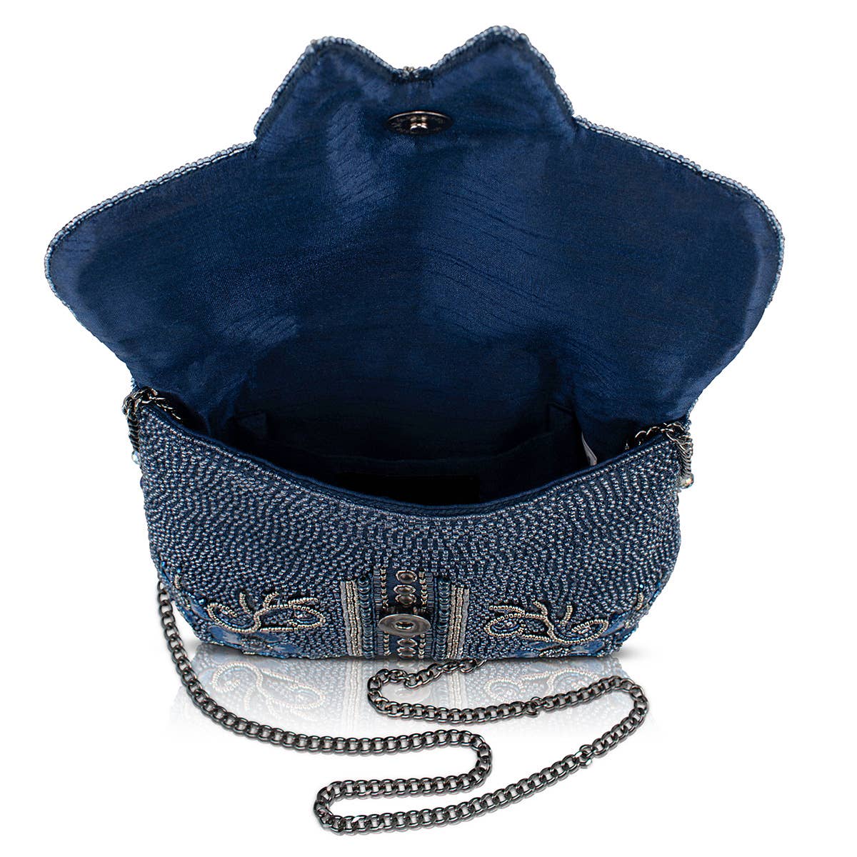 Blue Alchemy Butterfly and Floral Handbag - Image 4