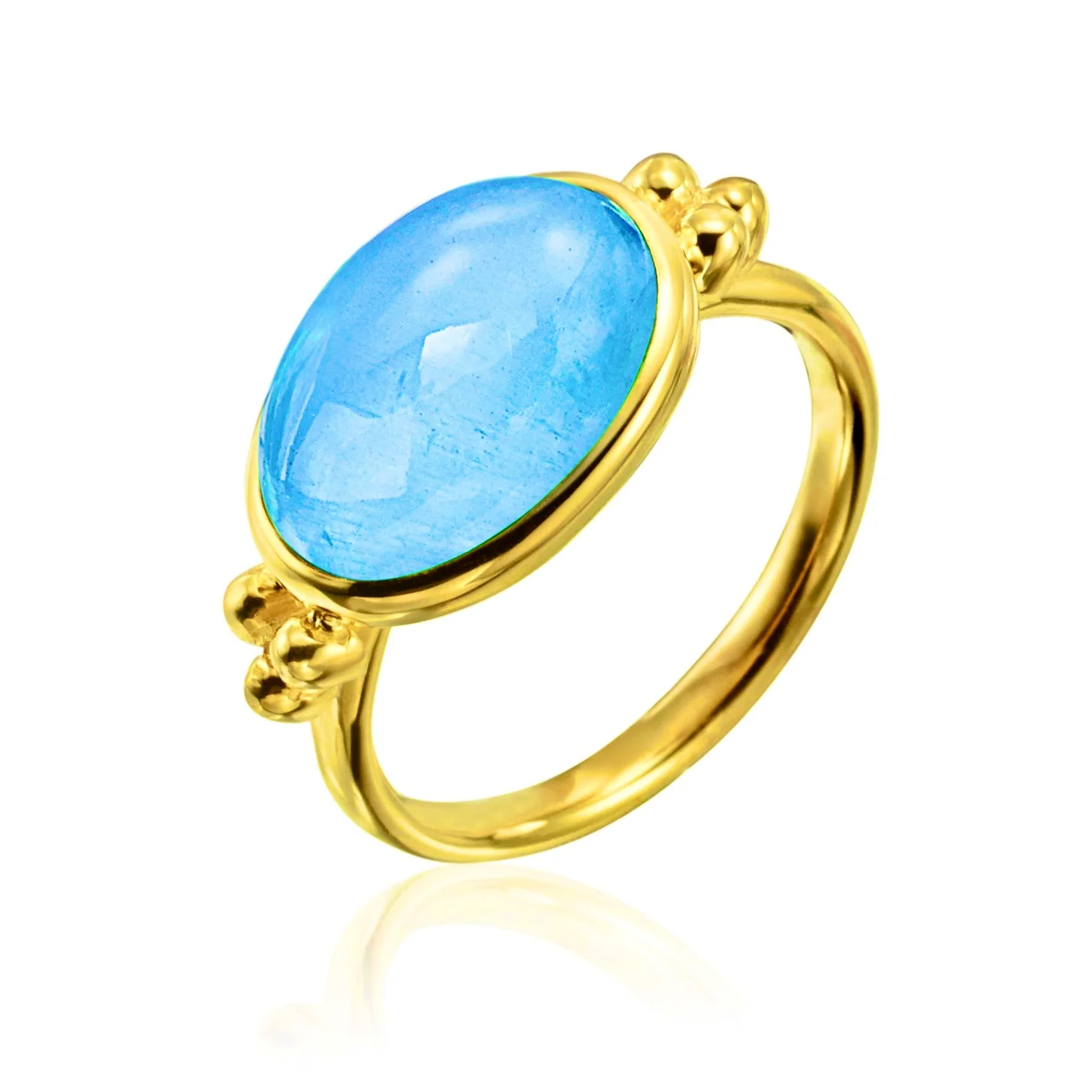 Blue Topaz Capri Ring