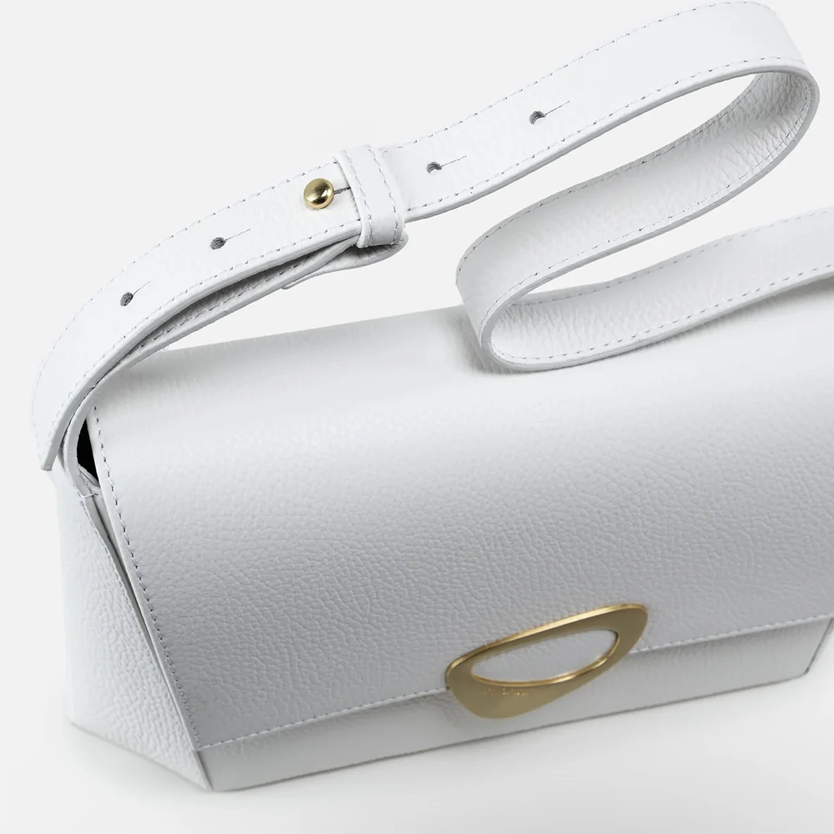 Calipso Medium Satchel - White - Image 6