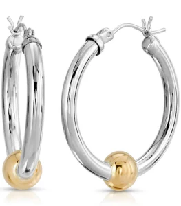 Cape Cod Hoops - Large 2-Tone - Image 2
