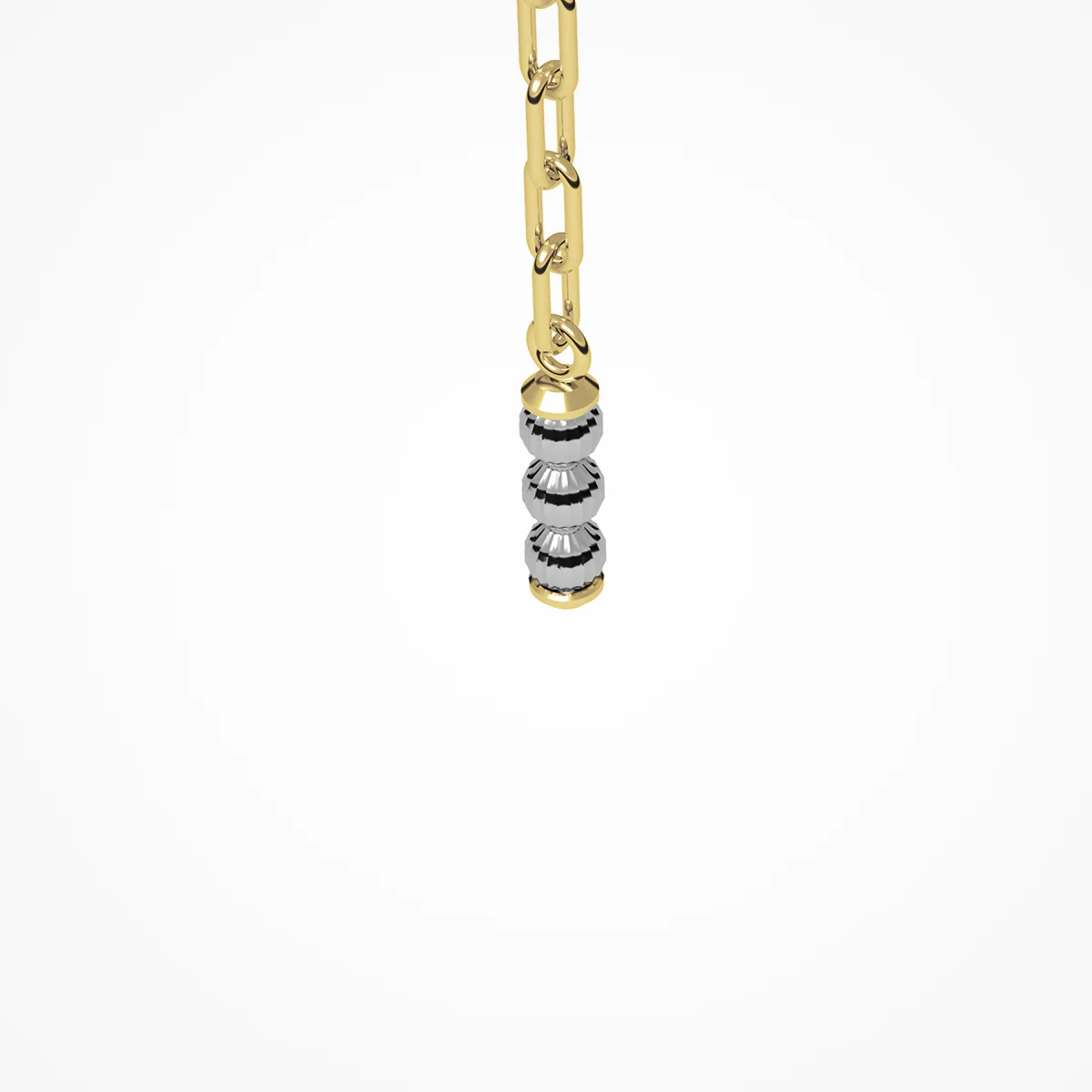 Crystal Nova Earrings - Gold/White - Image 4