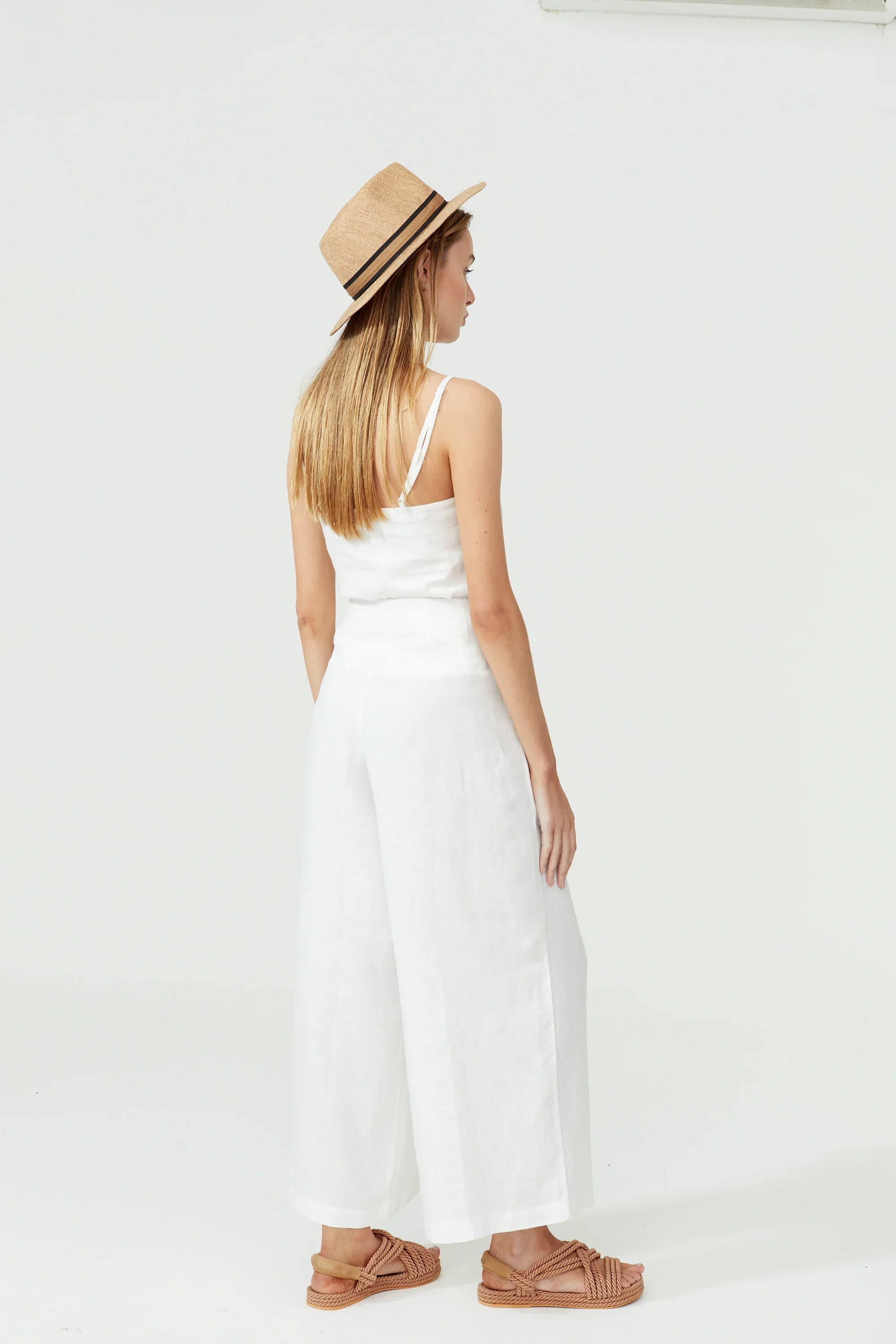 Culotte Pants - White - Image 3