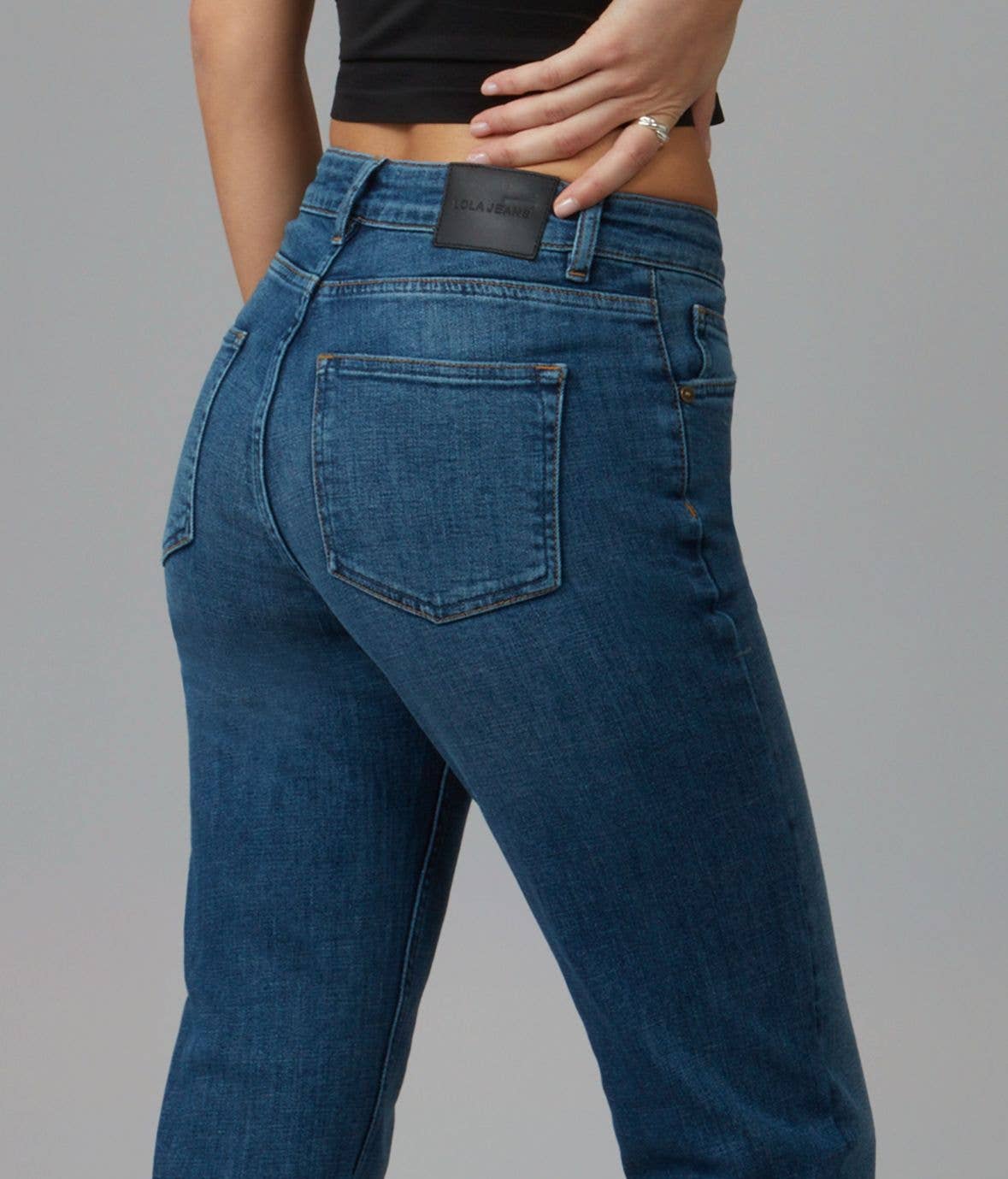 DENVER - High Rise Straight Jeans - Image 3