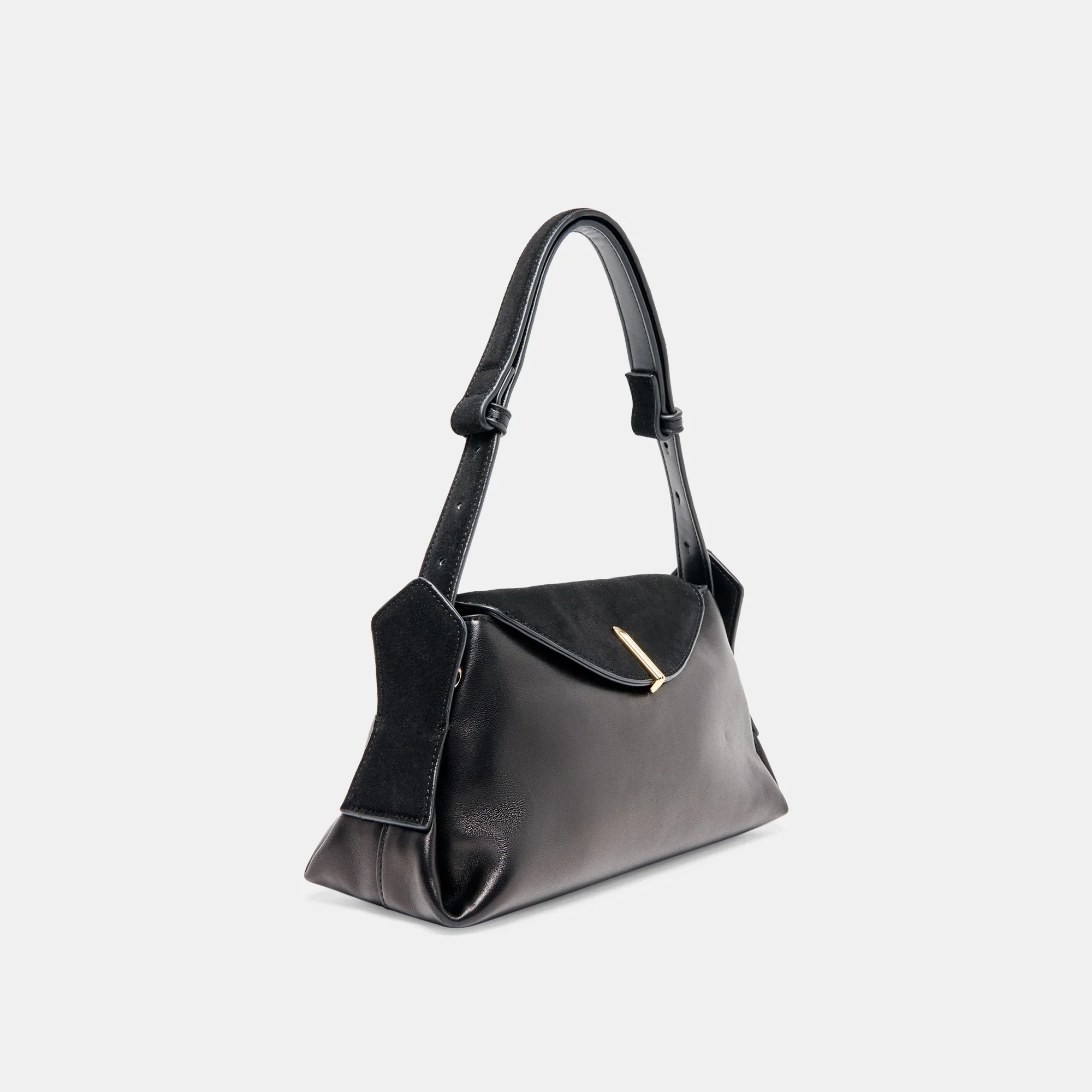 Devyn Shoulder Bag Black Leather - Image 2