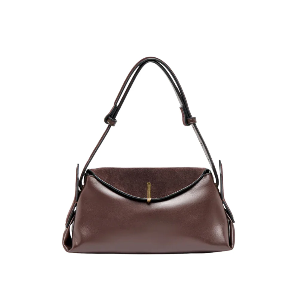 Devyn Shoulder Bag Espresso Leather