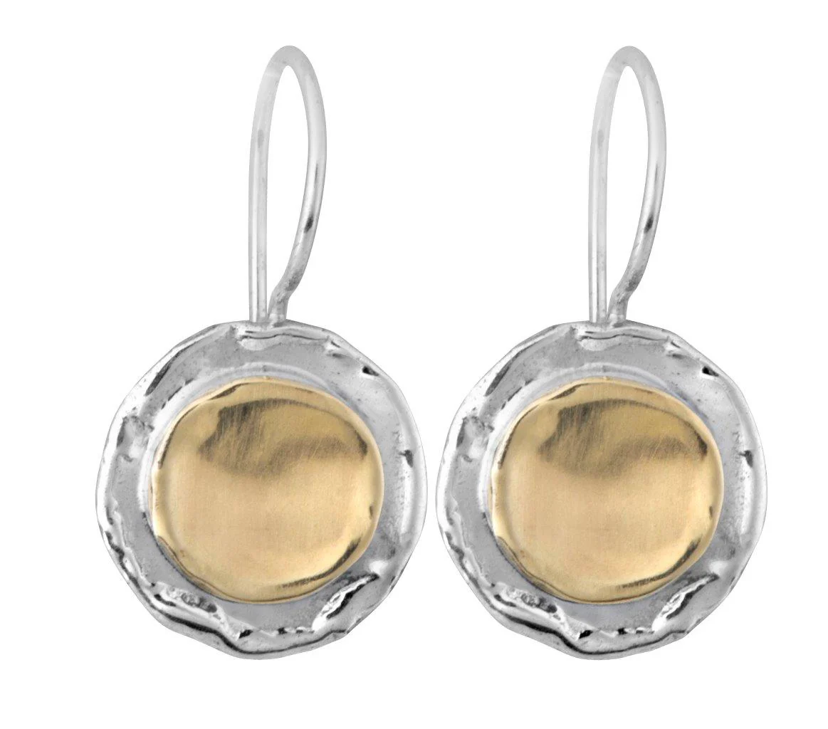 Contained Sun Drop Earrings