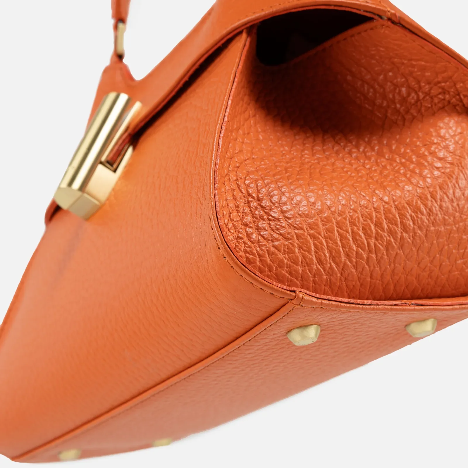 Emma Medium Satchel - Orange - Image 7