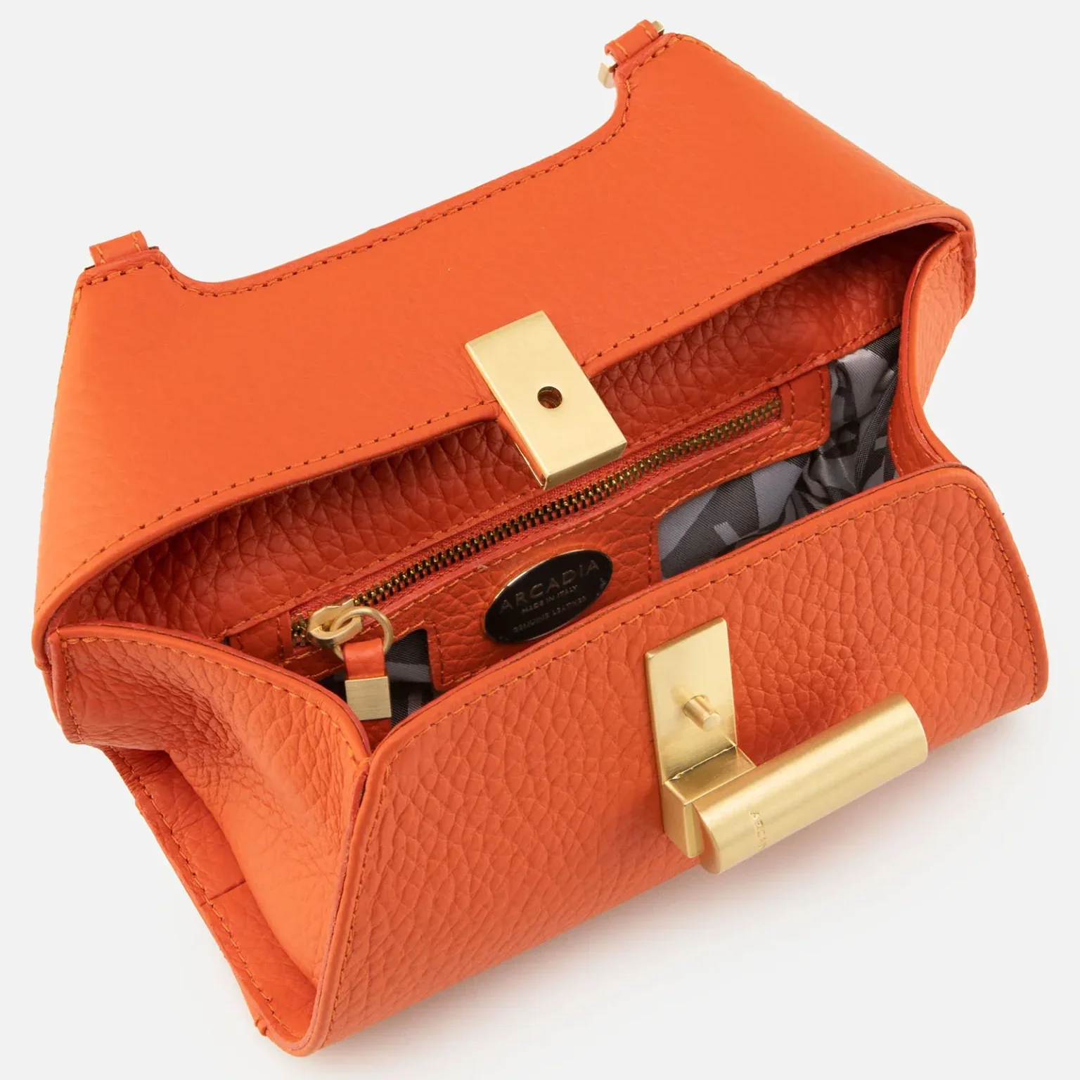 Emma Small Crossbody - Orange - Image 3