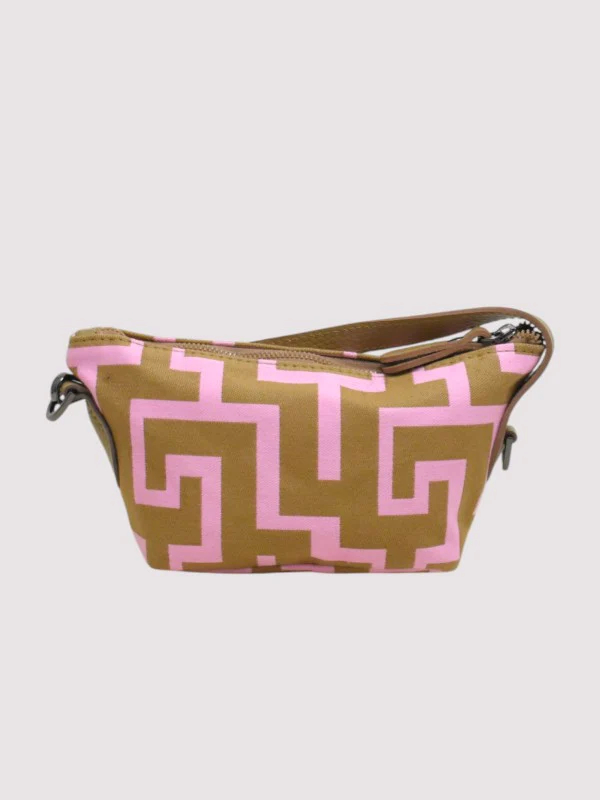 ERIETTA – CLASSIC Pattern – Baby Pink – EL Strap – Mini Bag - Image 3