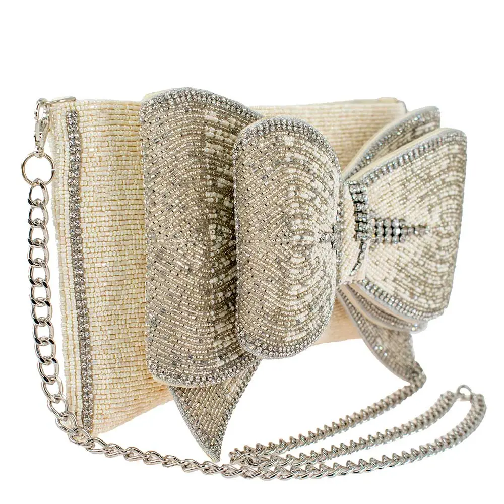 Fancy Bow Crossbody Clutch - Image 3