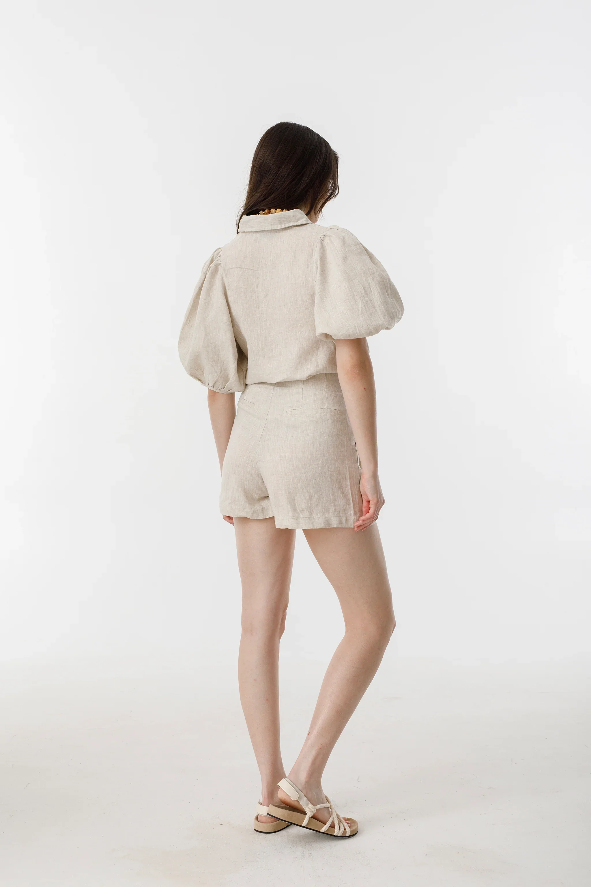 Frida Shorts- Natural - Image 3