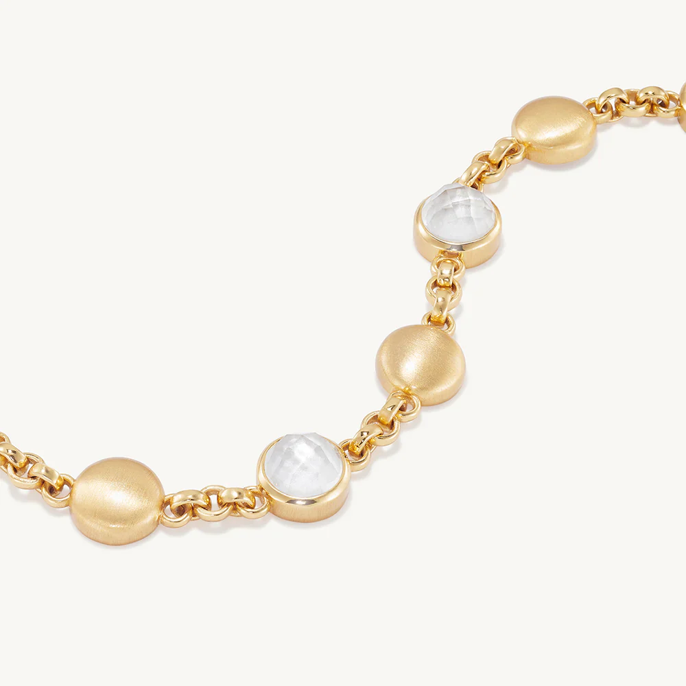 Galleria Station Bracelet - Iridescent Pearl - Image 2