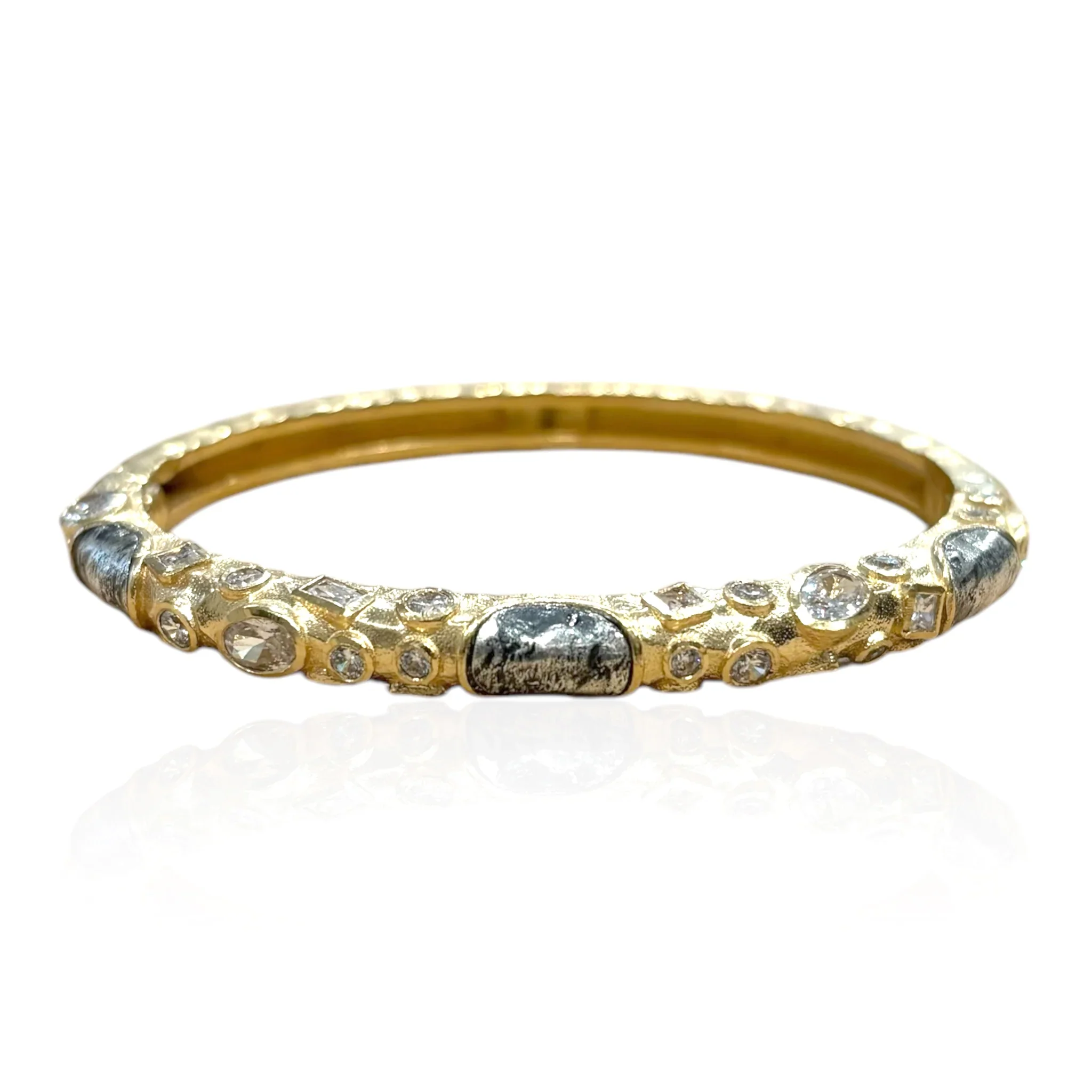 Gold Enzo Bangle