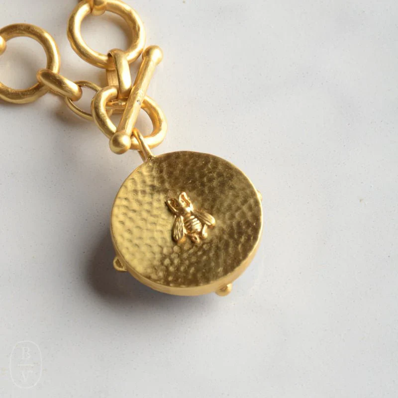 Honeybee Statement Necklace Crystal - Image 3