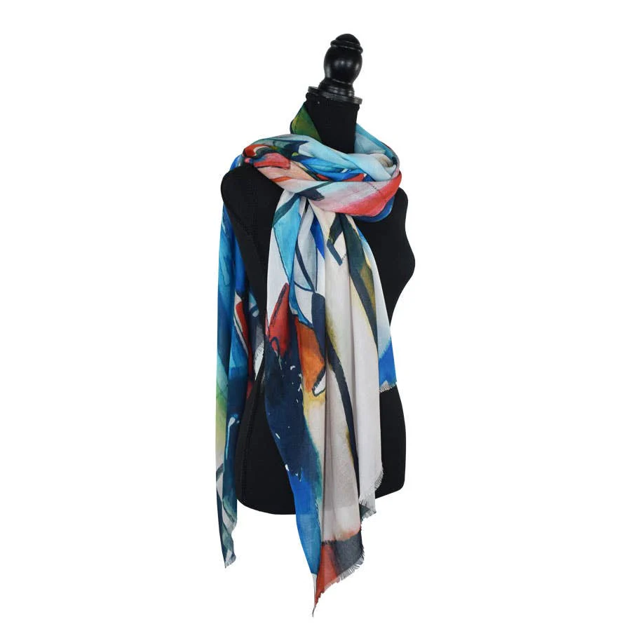 Jazzy Digital Print Modal Scarf - Image 3