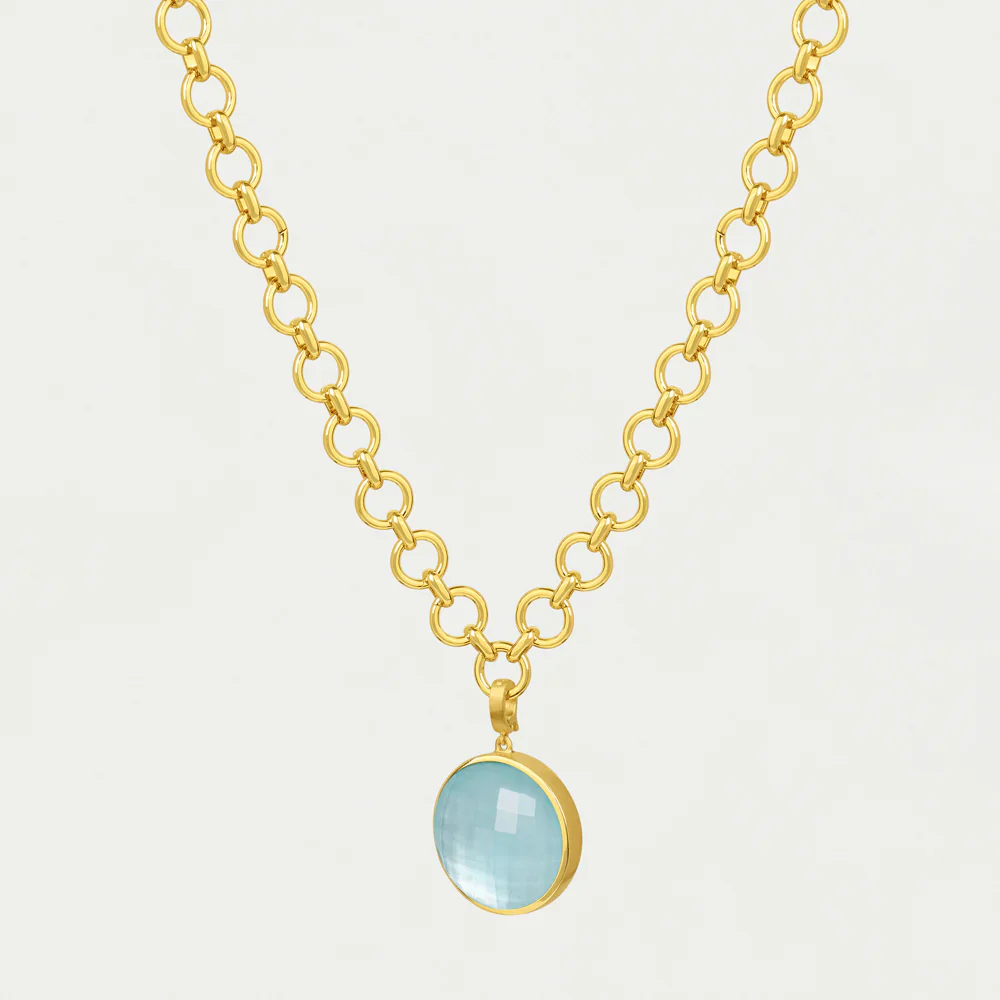 Knockout Collar - Iridescent Sky Blue