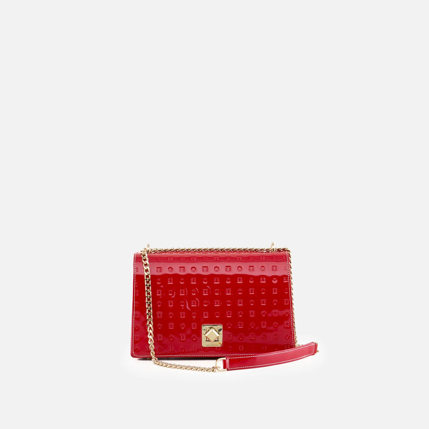 Laila Medium Crossbody - Red Patent