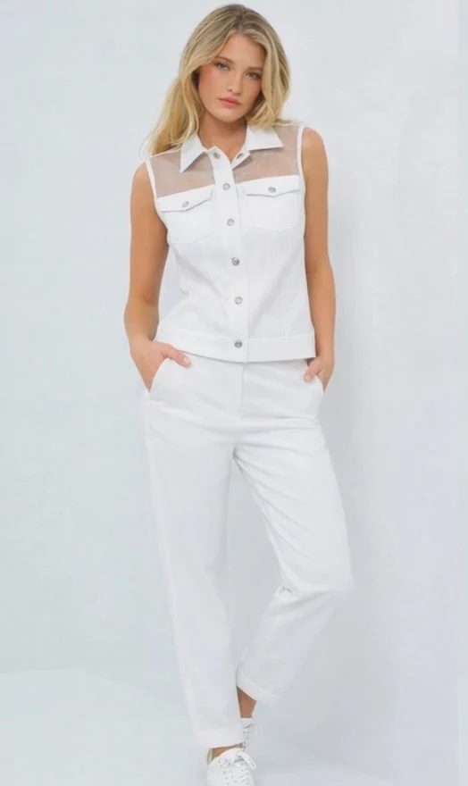 Lenox  Vest - White - Image 2