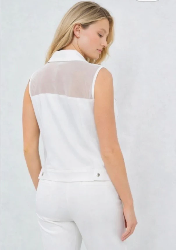 Lenox  Vest - White - Image 3