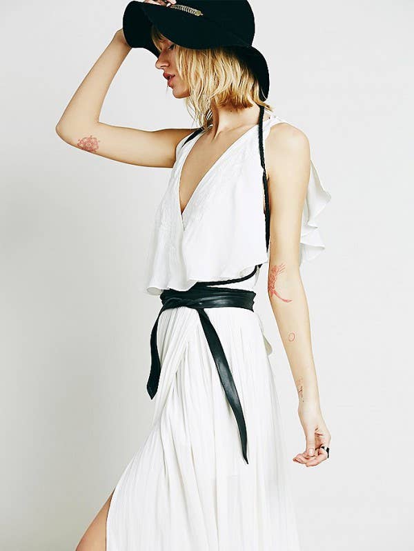 Midi Wrap Belt - Black - Image 6