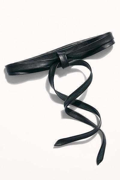 Midi Wrap Belt - Black - Image 7