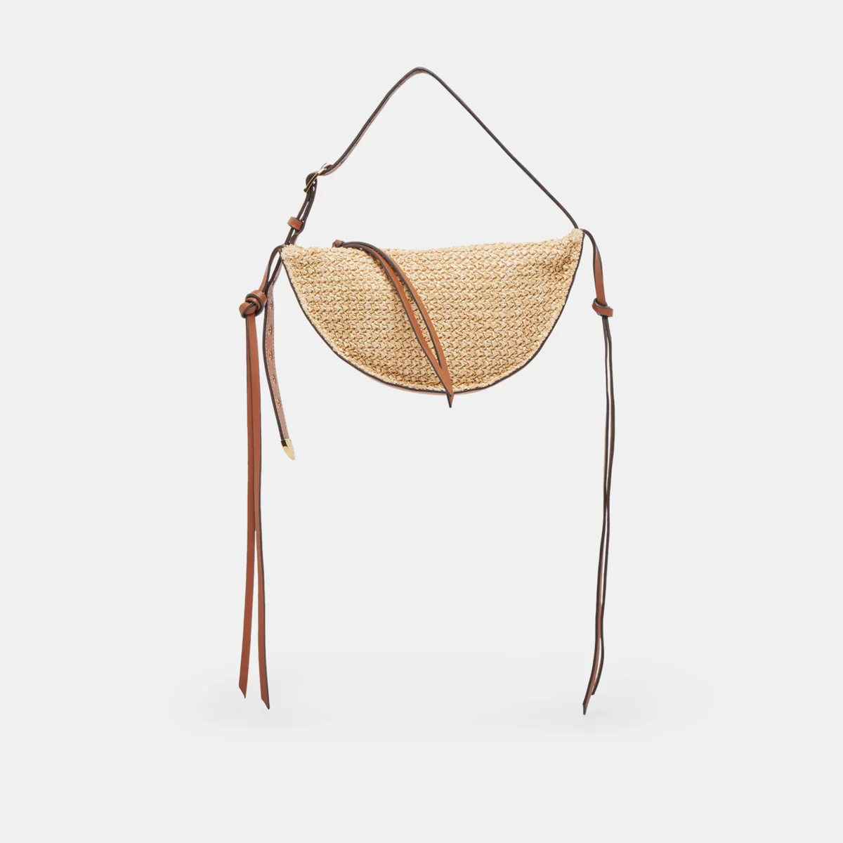 Monaco Shoulder Bag - Natural Raffia