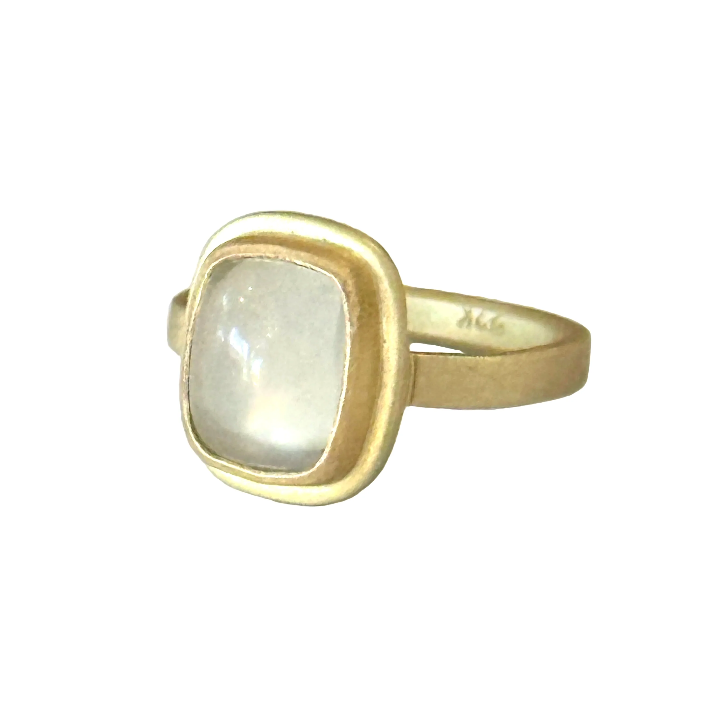 Moonstone Classic Gold Ring - Image 2
