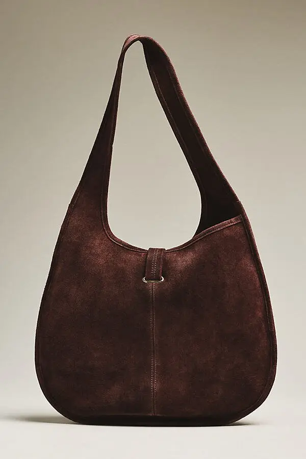 Nova Leather Buckle Tote in Espresso - Image 3