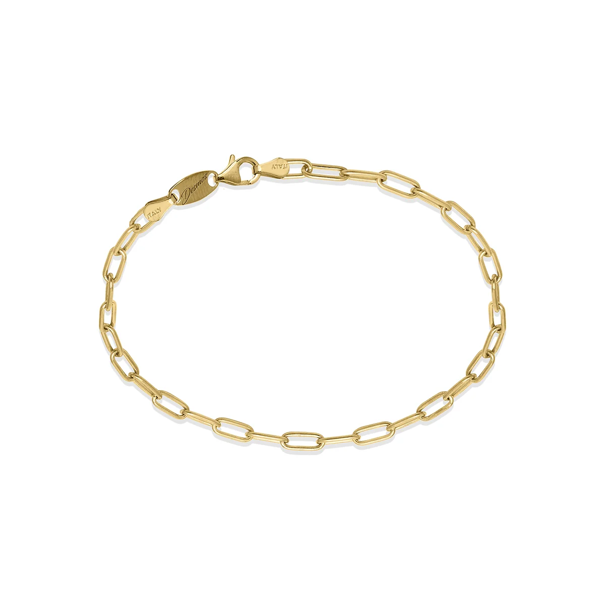 Paper Clip Bracelet - Gold