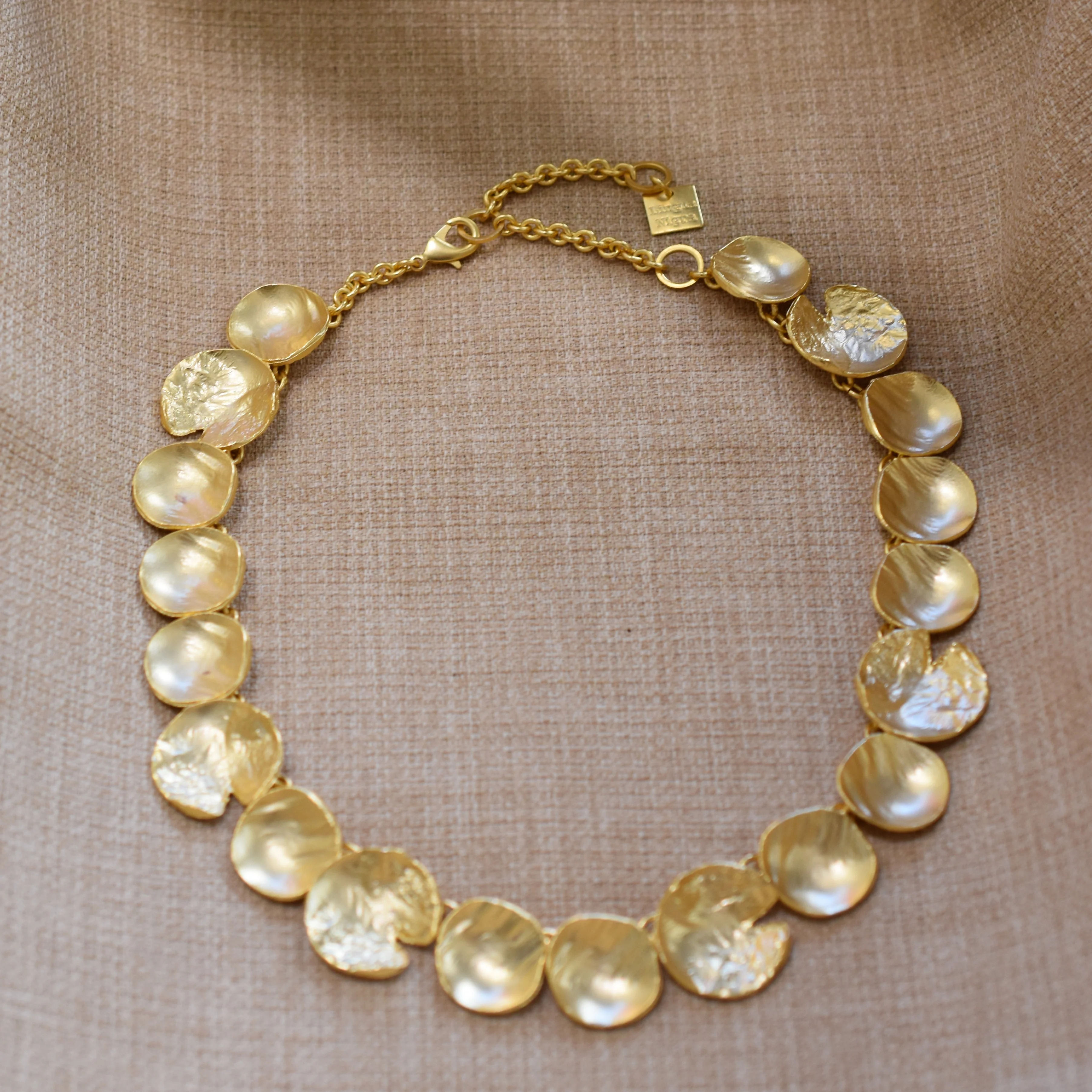 Rose of Sharon Domed Necklace - Image 4