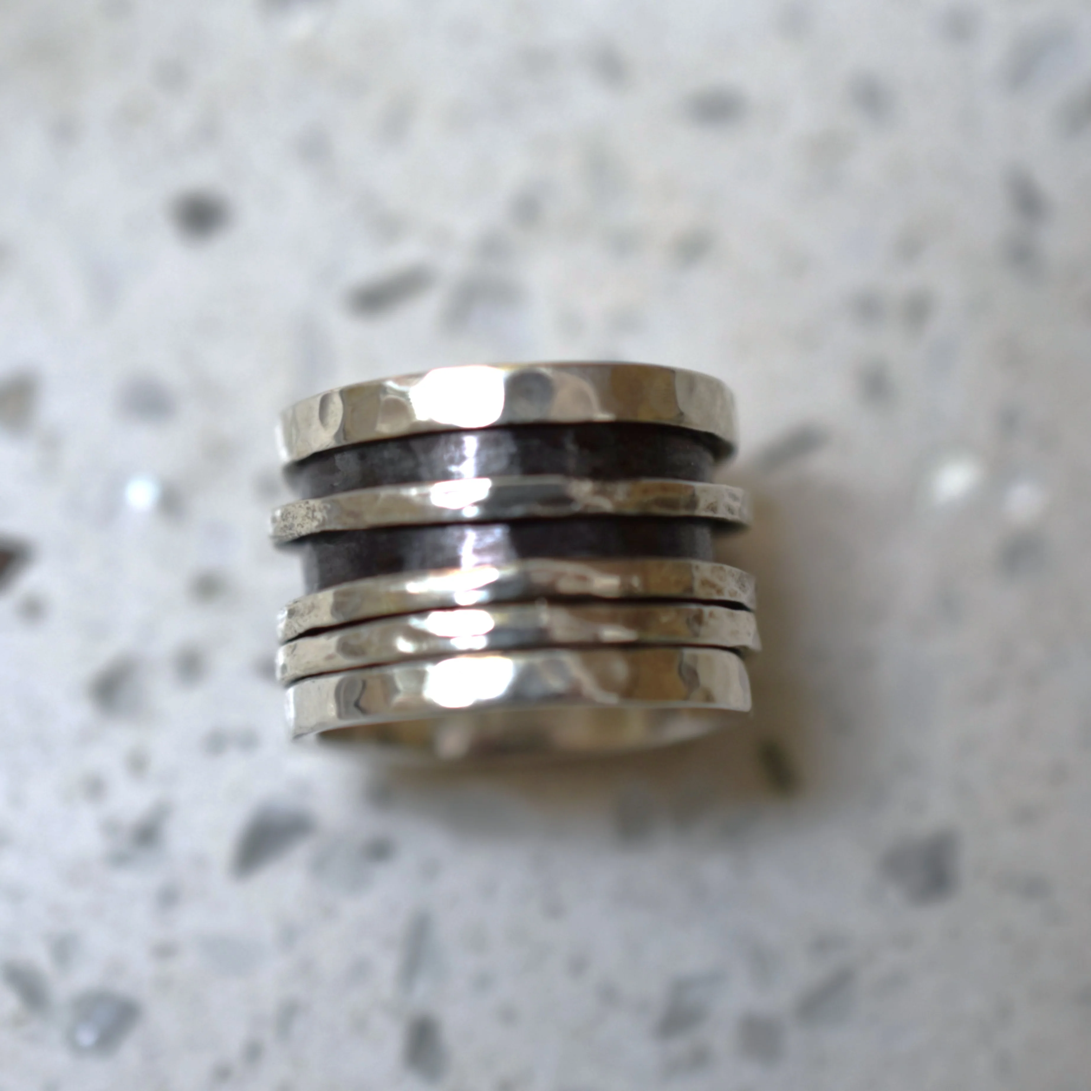 Layered Horizon Spinner Ring - Image 3