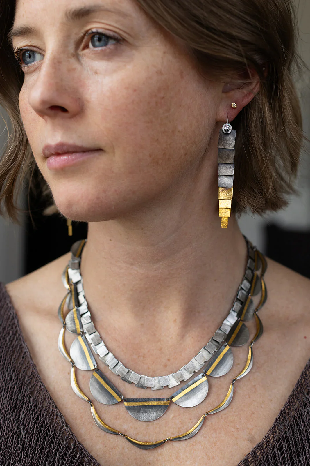 Slim Pivot Earrings - Image 2