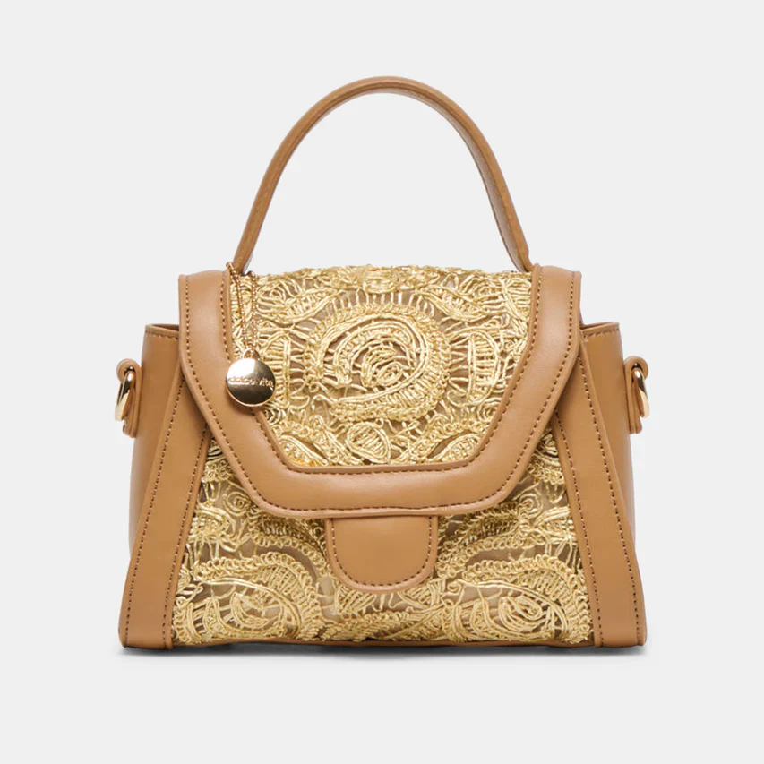 Tansy Top Handle Bag - Nat