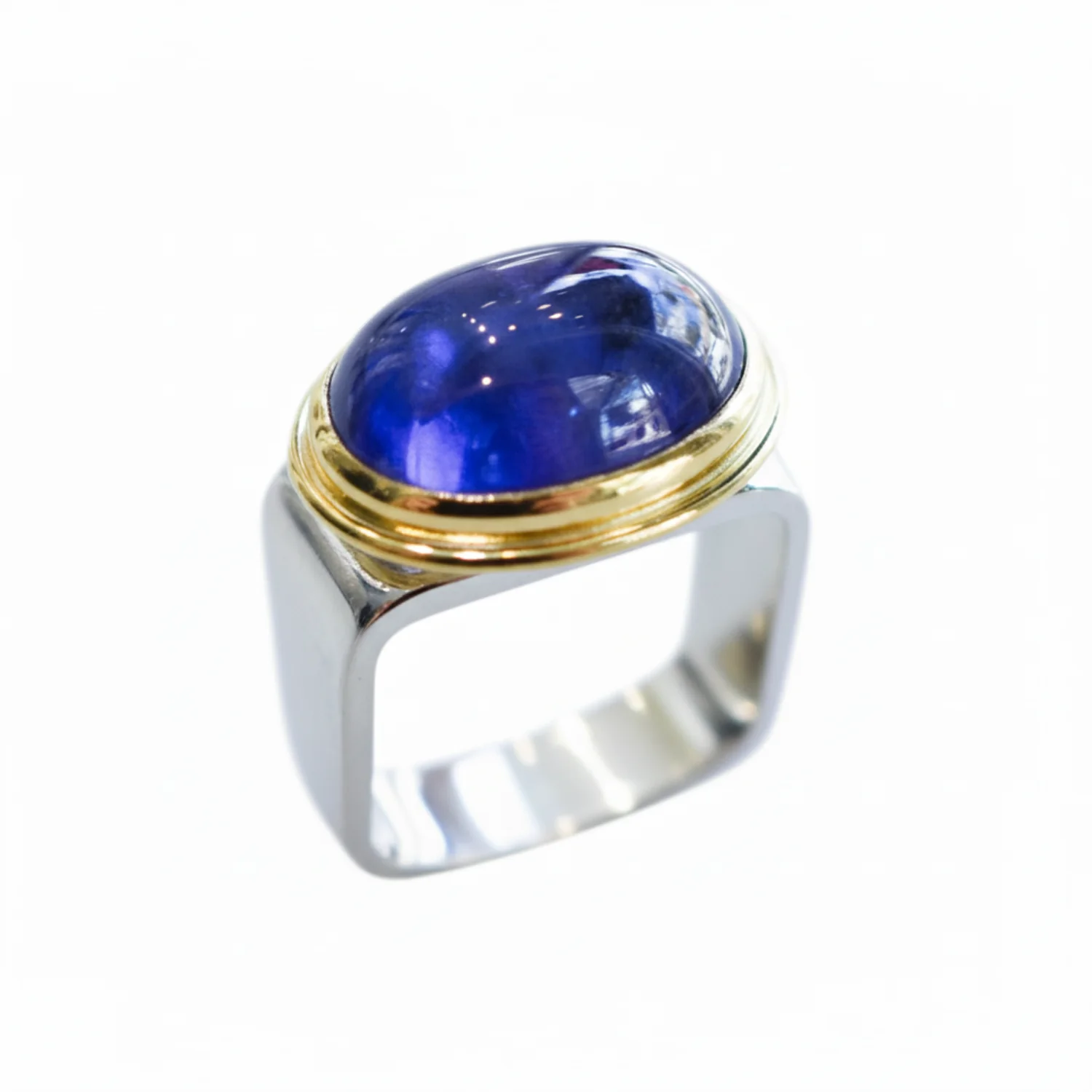 Tanzanite Square Ring - Image 2