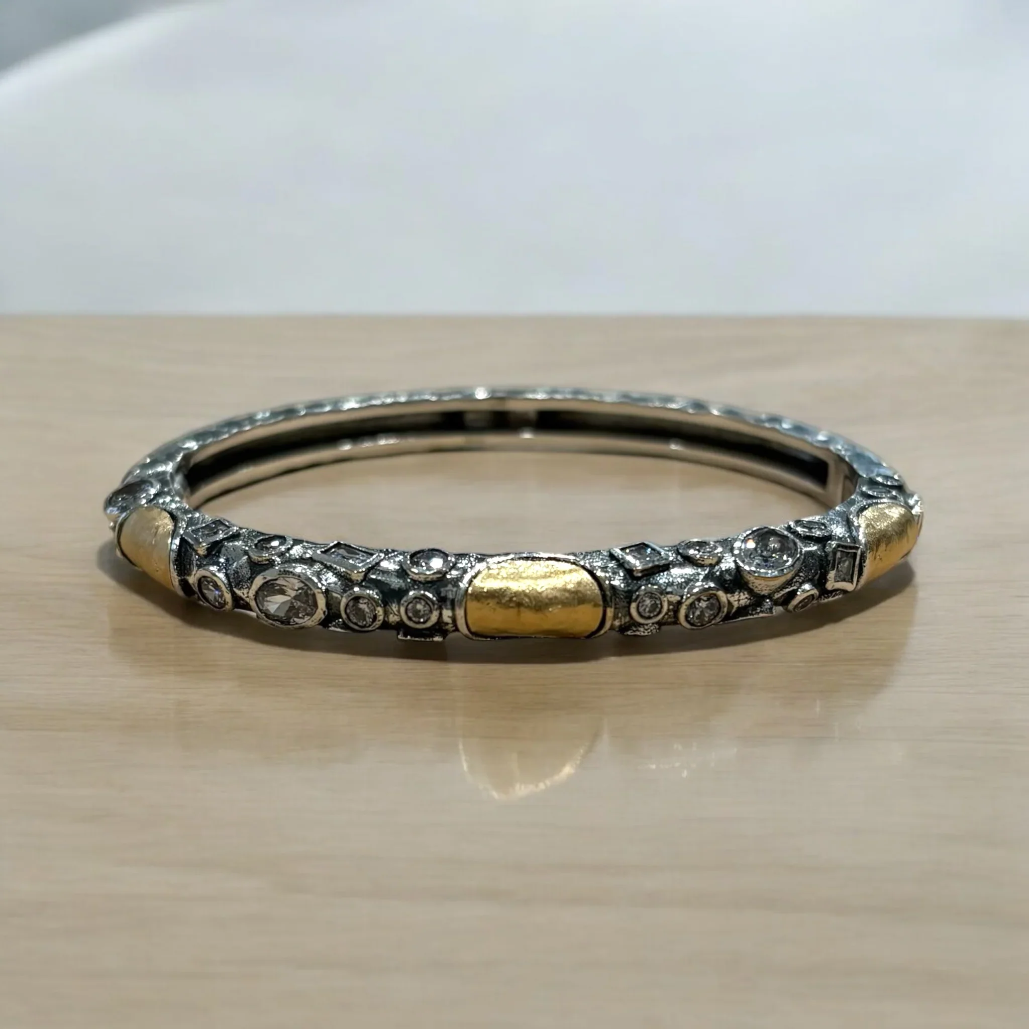 Vintage Silver Enzo Bangle - Image 2