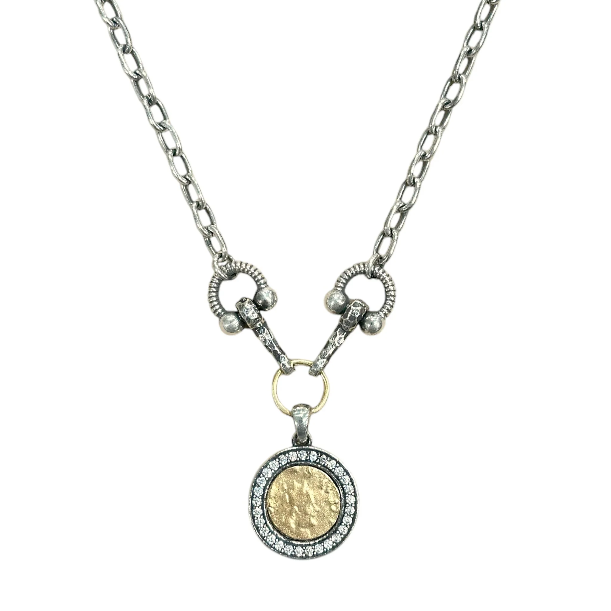 Vintage Silver Layla Horsebit Necklace